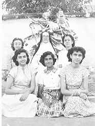 Teachers of St. Anthony's with Mother Mechtild