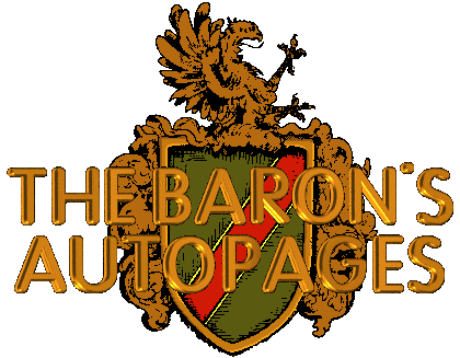 WELCOME TO THE BARON'S AUTOMOBILE PAGES
