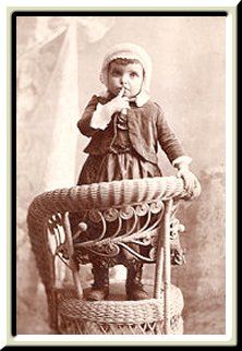 Harriett as a child