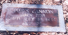James Cannon Gavesite