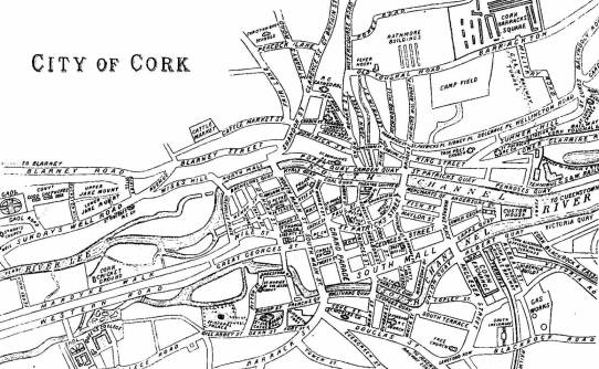 Guy's Map of Cok 1866